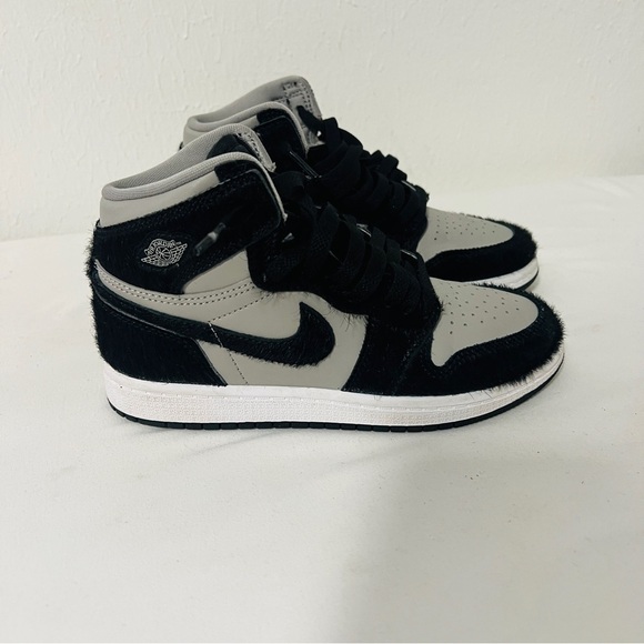 Nike Air Jordan 1 Retro High OG (PS) 1Y “Twist 2.0" Grey/Black Shoes FB1312-001 - Picture 3 of 8